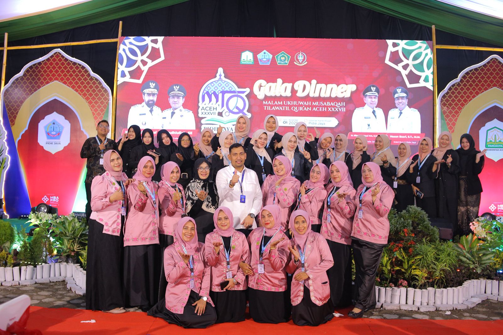 MBA Production Sukses Tata Gala Dinner MTQ Aceh ke-37 di Pidie Jaya